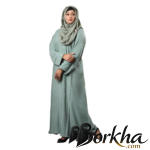 Light Mint Color Borka Design with Stone Work | Irani Borka Bazar