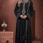 Black Color Borka Design with Embroidery Work | Irani Borka Bazar