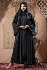 Black Color Borka Design with Stone Work | Irani Borka Bazar