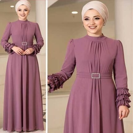 Turkish Fashionable Stone Waist Belt Borkha Dubai Charry Pach Color image