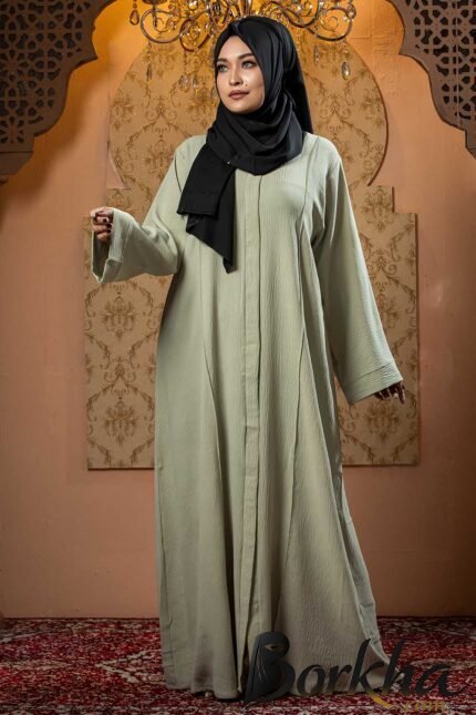 Light Mint Color Premium Borka Design | Irani Borka Bazar