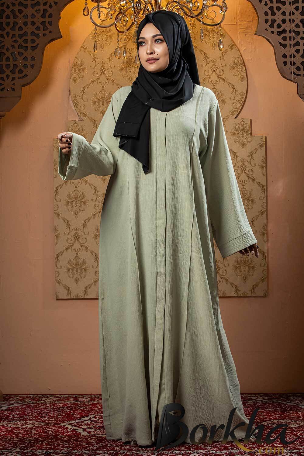 Light Mint Color Premium Borka Design | Irani Borka Bazar Light Mint Color Premium Borka Design | Irani Borka Bazar