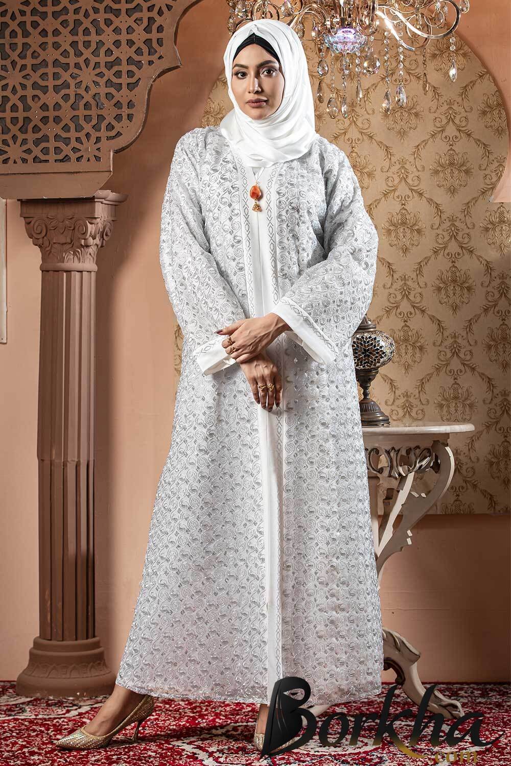 Premium Koti Borka with Embroidery & Stone Work | Irani Borka Bazar Premium Koti Borka with Embroidery & Stone Work | Irani Borka Bazar