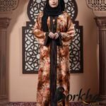 Printed Borka Design with Stone Work | Irani Borka Bazar